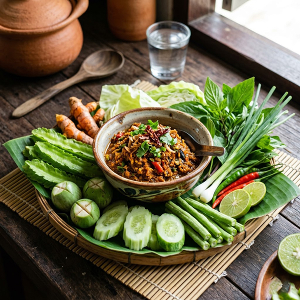 น้ำพริกปลาร้าผัดสุกสูตรแมงดา