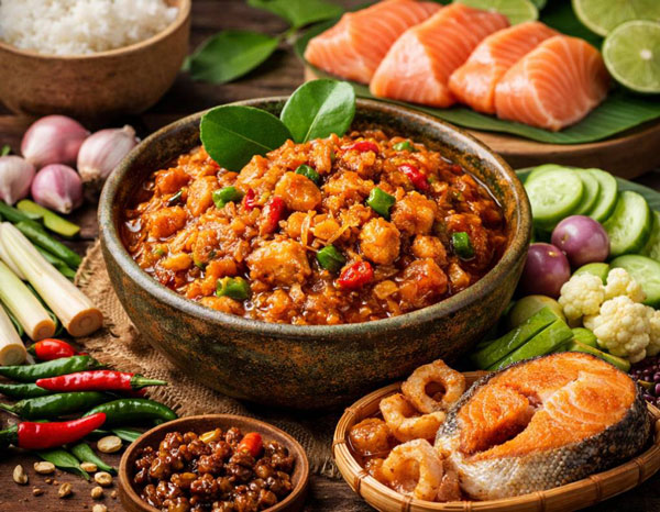 น้ำพริกปลาเเชลมอน